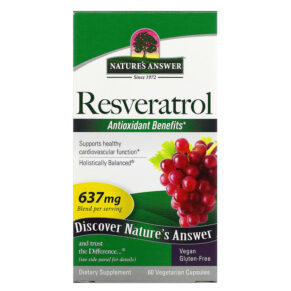 Nature's Answer Resveratrol 637 mg 60 viên 083000261794