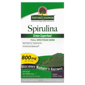 Nature's Answer Spirulina 400 mg 90 viên 083000163388