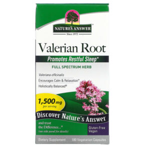 Nature's Answer Valerian Root 500 mg 180 viên 083000163500
