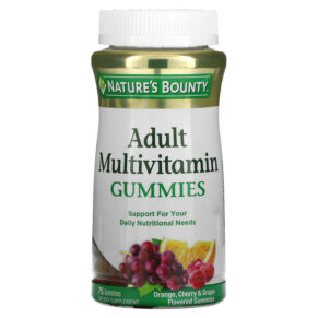 Nature's Bounty Adult Multivitamin Orange Cherry & Grape 75 viên 074312304217
