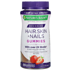 Nature's Bounty Advanced Hair Skin & Nails Strawberry 80 viên 074312007101