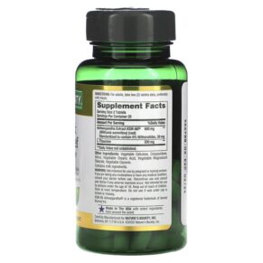 Nature's Bounty Anxiety & Stress Relief Ashwagandha KSM-66 50 Tablets 3 Nature's Bounty Anxiety & Stress Relief Ashwagandha KSM-66 50 Tablets 074312004919