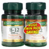 Nature's Bounty B-12 Naturally Cherry 5.000 mcg Twin Pack 40 viên 074312793431