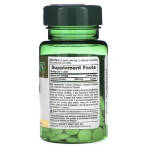 Nature's Bounty Biotin 1.000 mcg 100 Coated Tablets 074312079610