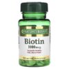 Nature's Bounty Biotin 1.000 mcg 100 viên 074312079610