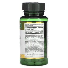 Nature's Bounty Biotin 10.000 mcg 120 Rapid Release Softgels 074312516979
