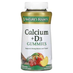 Nature's Bounty Calcium + D3 Peach & Cherry 70 viên 074312679414