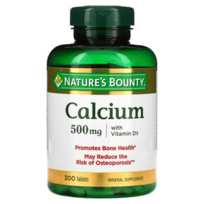 Nature's Bounty Calcium + Vitamin D3 500 mg 300 viên 074312070877
