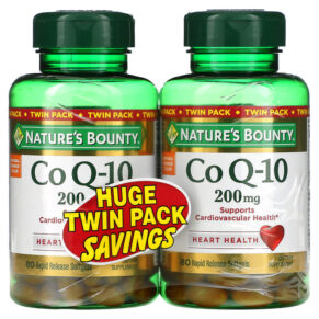 Nature's Bounty Co Q-10 Twin Pack 200 mg 2 Bottles 80 viên 074312793400