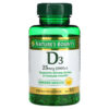 Nature's Bounty D3 25 mcg (1000 IU) 250 Rapid Release Softgels 4 Nature's Bounty D3 25 mcg (1000 IU) 250 viên 074312156069