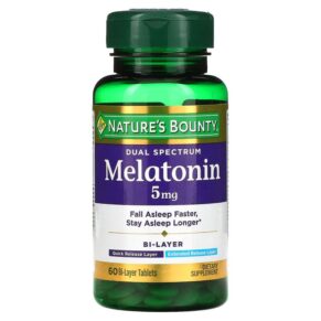 Nature's Bounty Dual Spectrum Melatonin 5 mg 60 viên 074312530982