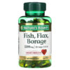 Nature's Bounty Fish Flax Borage 1.200 mg 72 viên 074312101519
