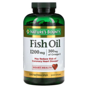 Nature's Bounty Fish Oil 1.200 mg 320 viên 074312276026