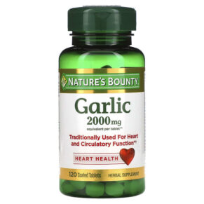 Nature's Bounty Garlic 2.000 mg 120 viên 074312416828