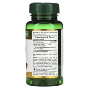 Nature's Bounty Garlic Extract 1.000 mg 100 Rapid Release Softgels 074312123269