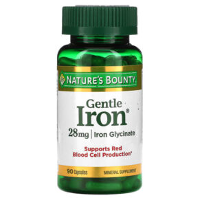Nature's Bounty Gentle Iron 28 mg 90 viên 074312016035
