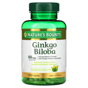Nature's Bounty Ginkgo Biloba 30 mg 200 viên 074312172434