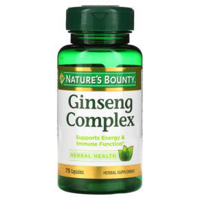 Nature's Bounty Ginseng Complex 75 viên 074312119323