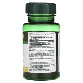 Nature's Bounty Lutein 40 mg 30 Rapid Release Softgels 074312442506