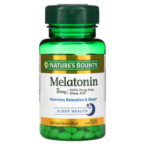 Nature's Bounty Melatonin 5 mg 90 viên 074312157455