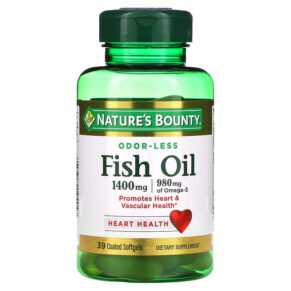Nature's Bounty Odor-Less Fish Oil 1400 mg 39 viên 074312194047