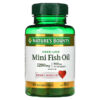 Nature's Bounty Odor-Less Mini Fish Oil 645 mg 90 Mini Coated Softgels 4 Nature's Bounty Odor-Less Mini Fish Oil 645 mg 90 viên 074312186783