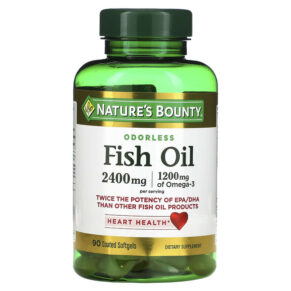 Nature's Bounty Odorless Fish Oil 1.200 mg 90 viên 074312171307