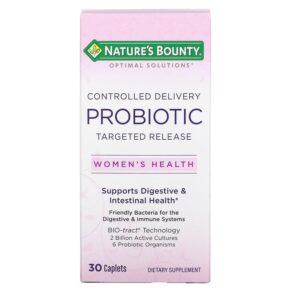 Nature's Bounty Optimal Solutions Women's Health Controlled Delivery Probiotic 30 viên 074312515200