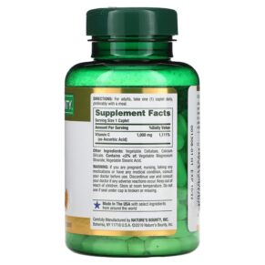 Nature's Bounty Vitamin C 1.000 mg 100 Caplets 074312017070