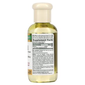 Nature's Bounty Vitamin E-Oil 13.500 mg (30.000 IU) 2.5 fl oz (75 ml) 074312008108
