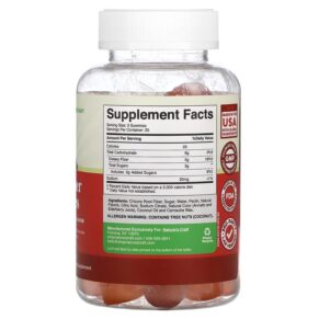 Natures Craft Adult Fiber Gummies Orange and Mixed Berries 60 Gummies 793611599734