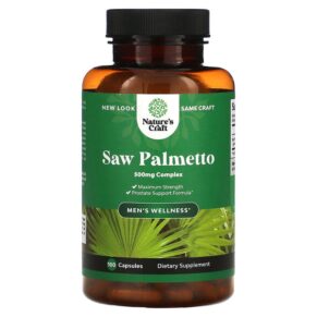 Natures Craft Saw Palmetto 500 mg 100 viên 806802596303