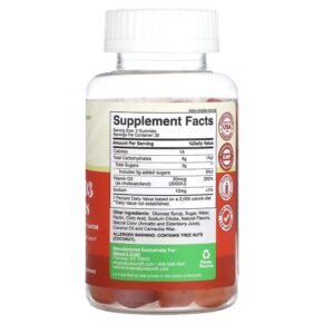 Natures Craft Vitamin D3 Gummies Peach Mango Strawberry 60 Gummies 793611599673
