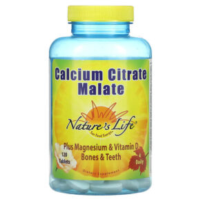Nature's Life Calcium Citrate Malate 120 viên 040647007482