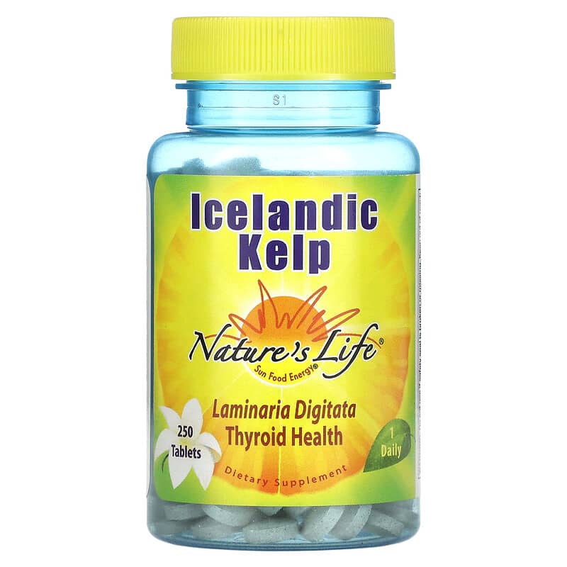 Nature's Life Icelandic Kelp 250 Tablets 1 Nature's Life Icelandic Kelp 250 viên 040647002302