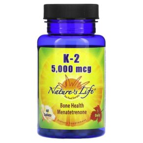 Nature's Life K-2 5.000 mcg 60 viên 040647177116