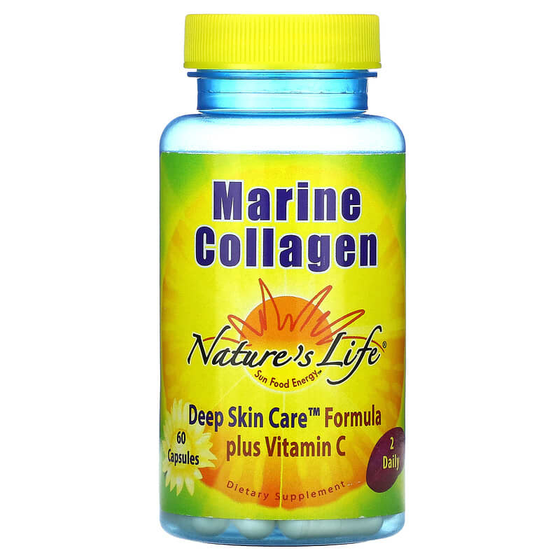 Nature's Life Marine Collagen 60 Capsules 1 Nature's Life Marine Collagen 60 viên 040647906679