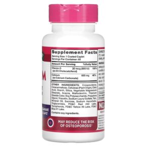 Nature's Truth Calcium + D3 60 Coated Caplets 840093105943