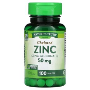 Nature's Truth Chelated Zinc 50 mg 100 viên 840093101532