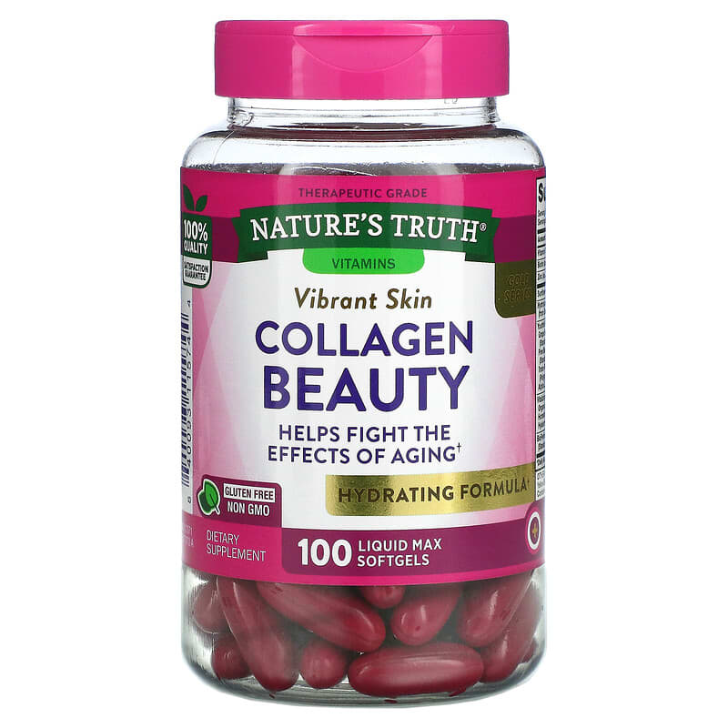 Nature's Truth Collagen Beauty 100 Liquid Max Softgels 1 Nature's Truth Collagen Beauty 100 Liquid Max viên 840093115744