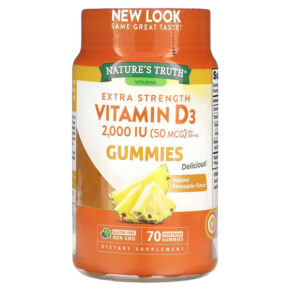 Nature's Truth Extra Strength Vitamin D3 Natural Pineapple 50 mcg (2.000 IU) 70 viên 840093115263