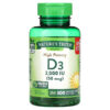 Nature's Truth High Potency Vitamin D3 50 mcg (2.000 IU) 300 Quick Release viên 840093103734