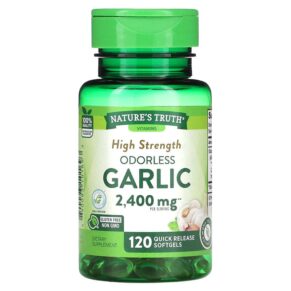 Nature's Truth High Strength Odorless Garlic 1.200 mg 120 Quick Release viên 840093101693