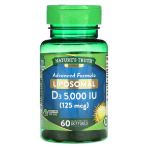 Nature's Truth Liposomal D3 Advanced Formula 125 mcg (5.000 IU) 60 Quick Release viên 840093120854
