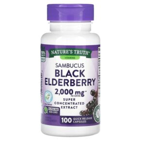 Nature's Truth Sambucus Black Elderberry 1.000 mg 100 Quick Release viên 840093112842