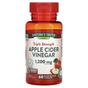 Nature's Truth Triple Strength Apple Cider Vinegar 600 mg 60 Quick Release viên 840093102003
