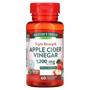 Nature's Truth Triple Strength Apple Cider Vinegar 600 mg 60 viên 840093111494