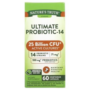 Nature's Truth Ultimate Probiotic-14 25 Billion 60 viên 840093100832