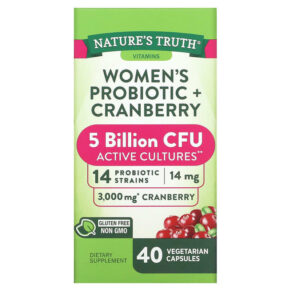 Nature's Truth Women's Probiotic + Cranberry 40 viên 840093112125
