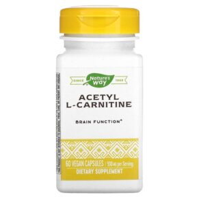 Nature's Way Acetyl L-Carnitine 500 mg 60 viên 033674156636